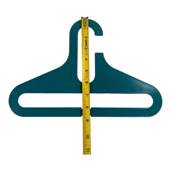 B&G NYC Retro MCM Mod Plastic Hangers Set Of 3 Green Yellow Space Age Decor LOT - Picture 5 of 16